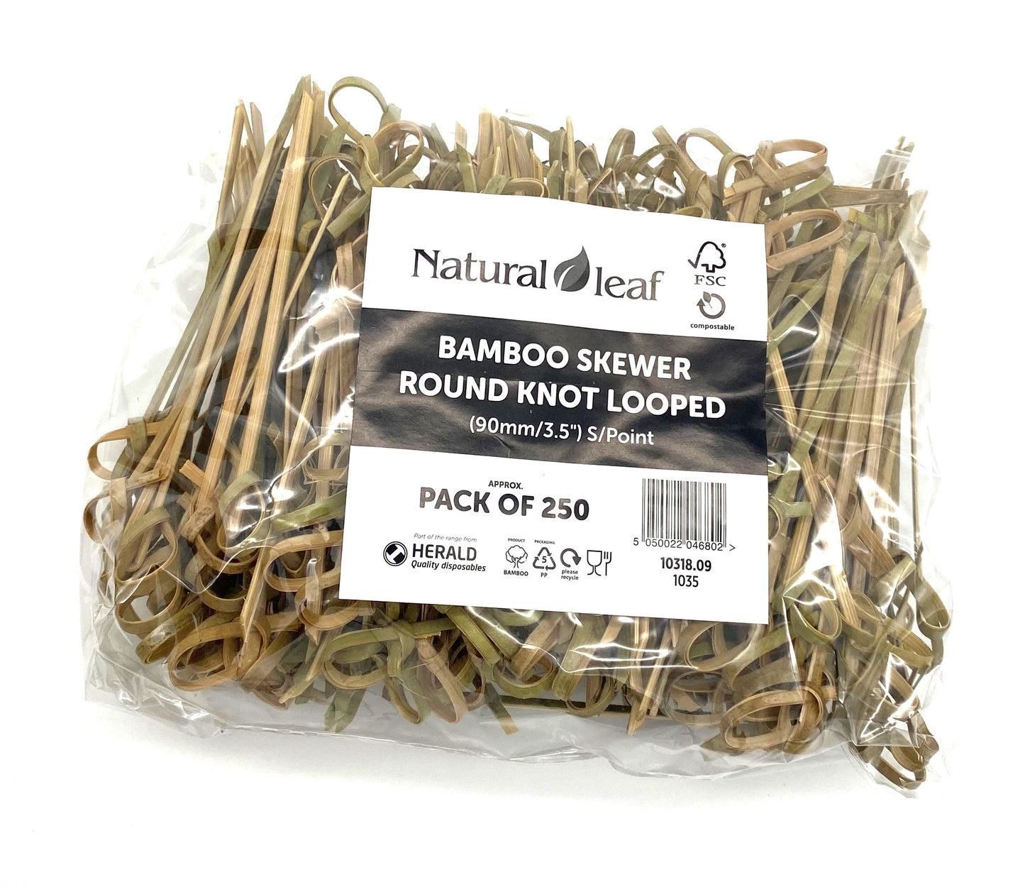 Bamboo Looped Skewers – Eco-Friendly - 90mm