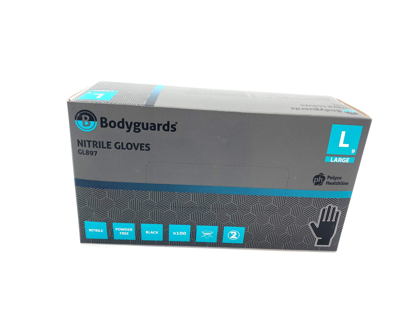 Black Nitrile Gloves (Powder-Free) x 100 | Durable, Latex-Free, Disposable Gloves