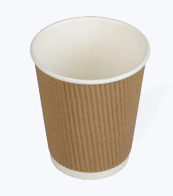 Kraft Ripple Cups – 8 oz, 12 oz, 16 oz