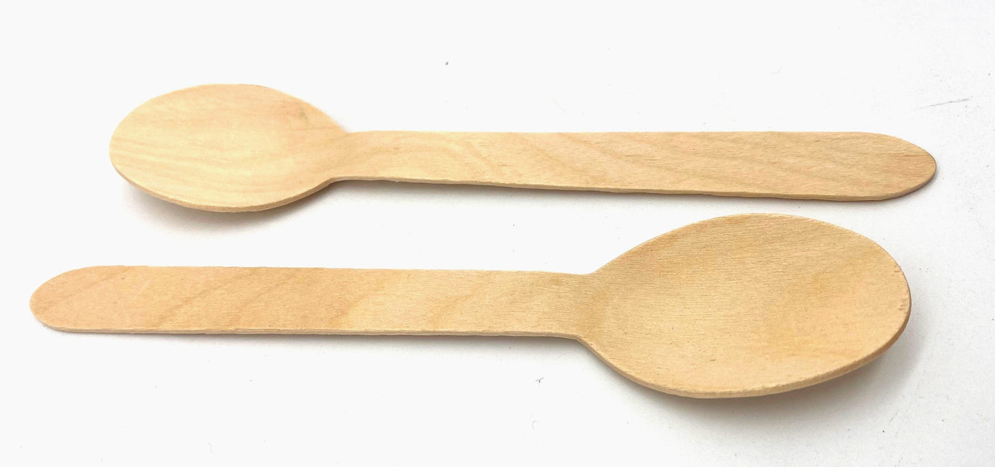 Sustainable Birchwood Disposable Spoons – Eco-Friendly & Biodegradable