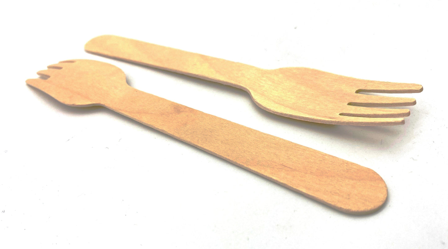 Sustainable Birchwood Disposable Fork – Eco-Friendly & Biodegradable