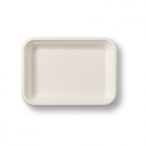 Bagasse Chip Trays – 7" by 5" x500 - Eco-Friendly, Compostable & Leakproof Snack Trays
