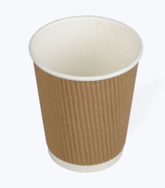 Kraft Ripple Cups – 8 oz, 12 oz, 16 oz