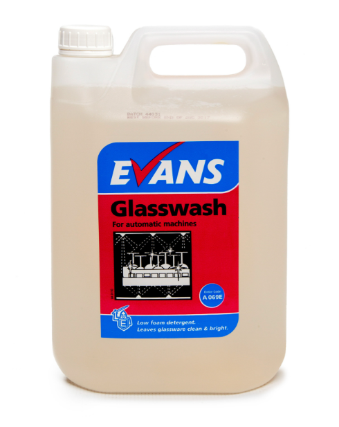 Evans Glasswash Detergent 1 x 5L