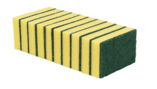 Sponge Back Scourer x 10