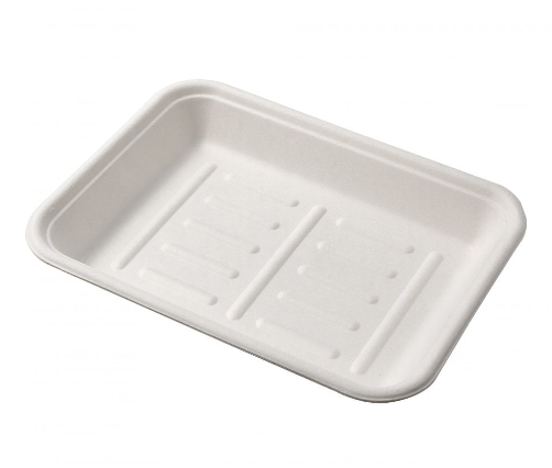 Bagasse Chip Trays – 7" by 5" x500 - Eco-Friendly, Compostable & Leakproof Snack Trays